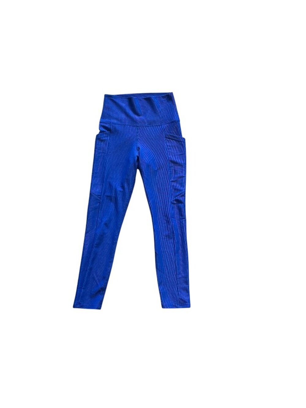 Beach Riot Sport Active Ribbed Leggings Blue Size XS